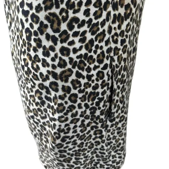 Velvet By Graham & Spencer Anthropologie Leopard Print Dress Women XS Maximalist - Picture 10 of 16